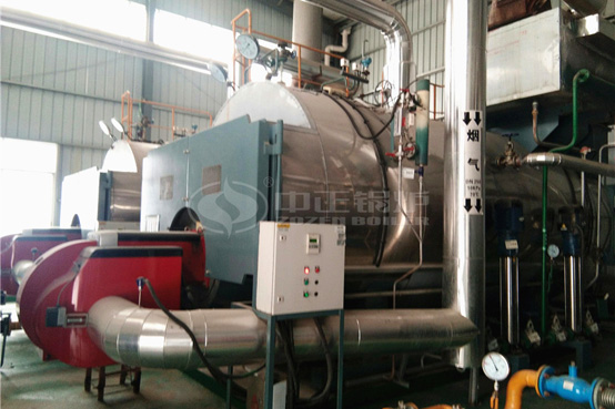 貴港康瑞6噸WNS系列三回程燃氣蒸汽鍋爐項目